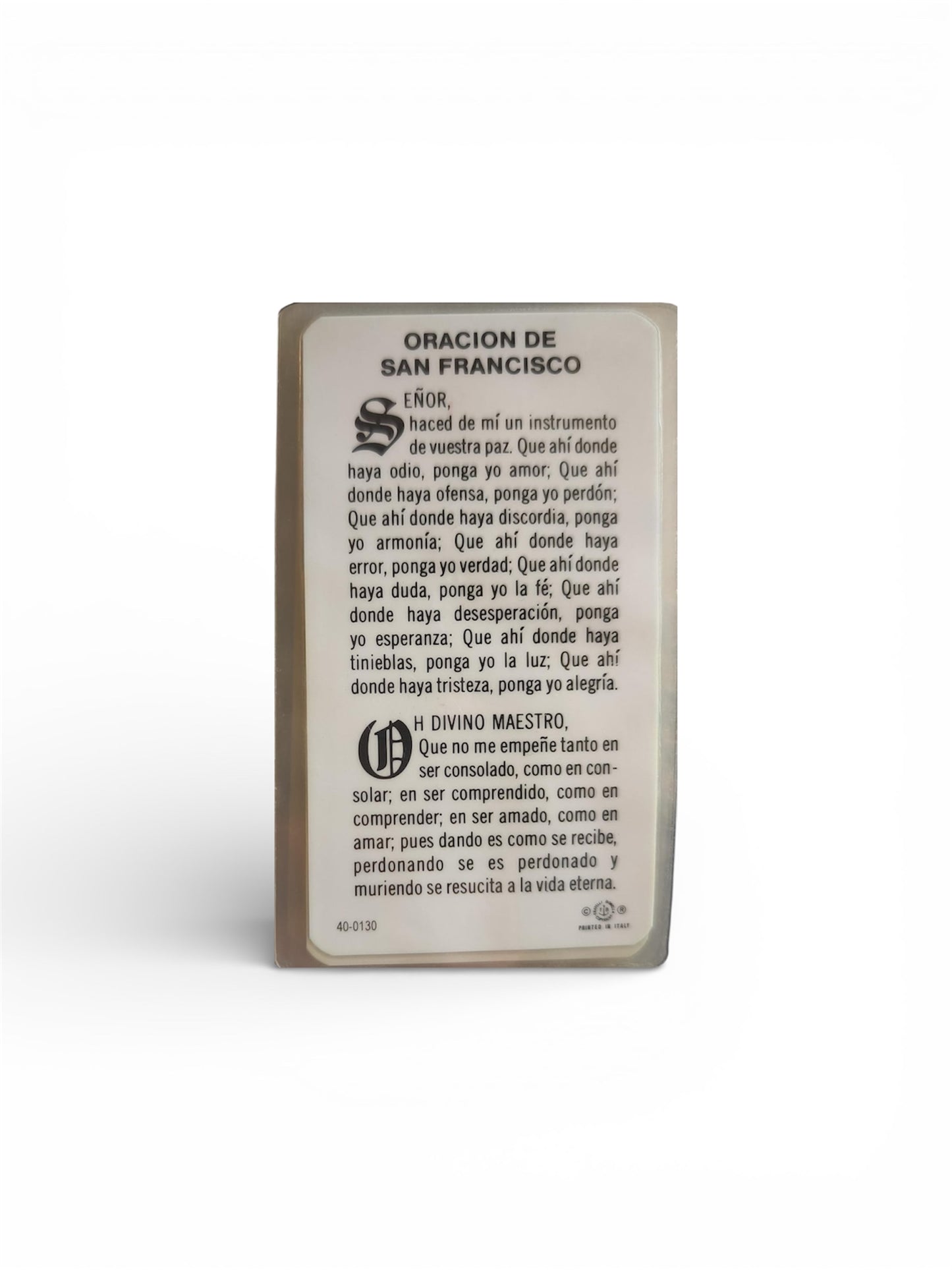 Oración de San Francisco