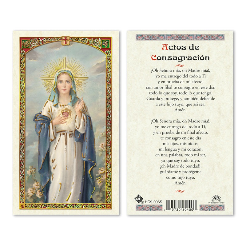 Oración Actos de Consagración