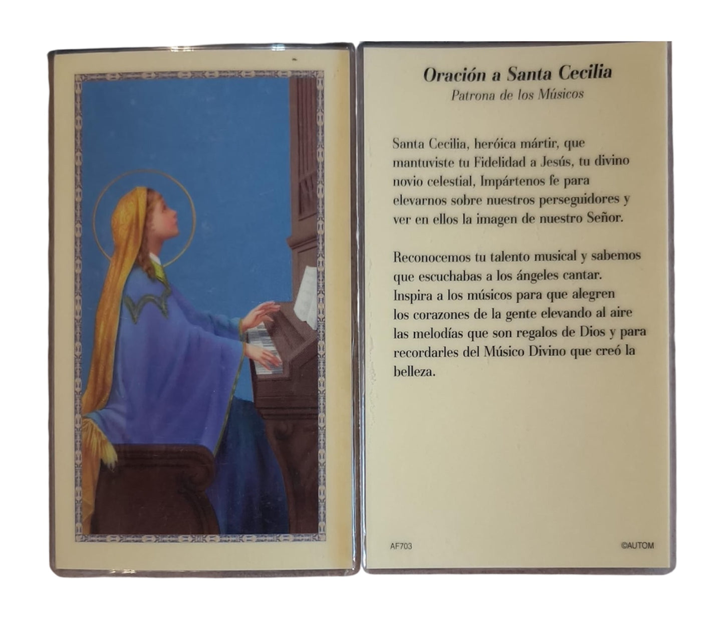 ORACIÓN A SANTA CECILIA