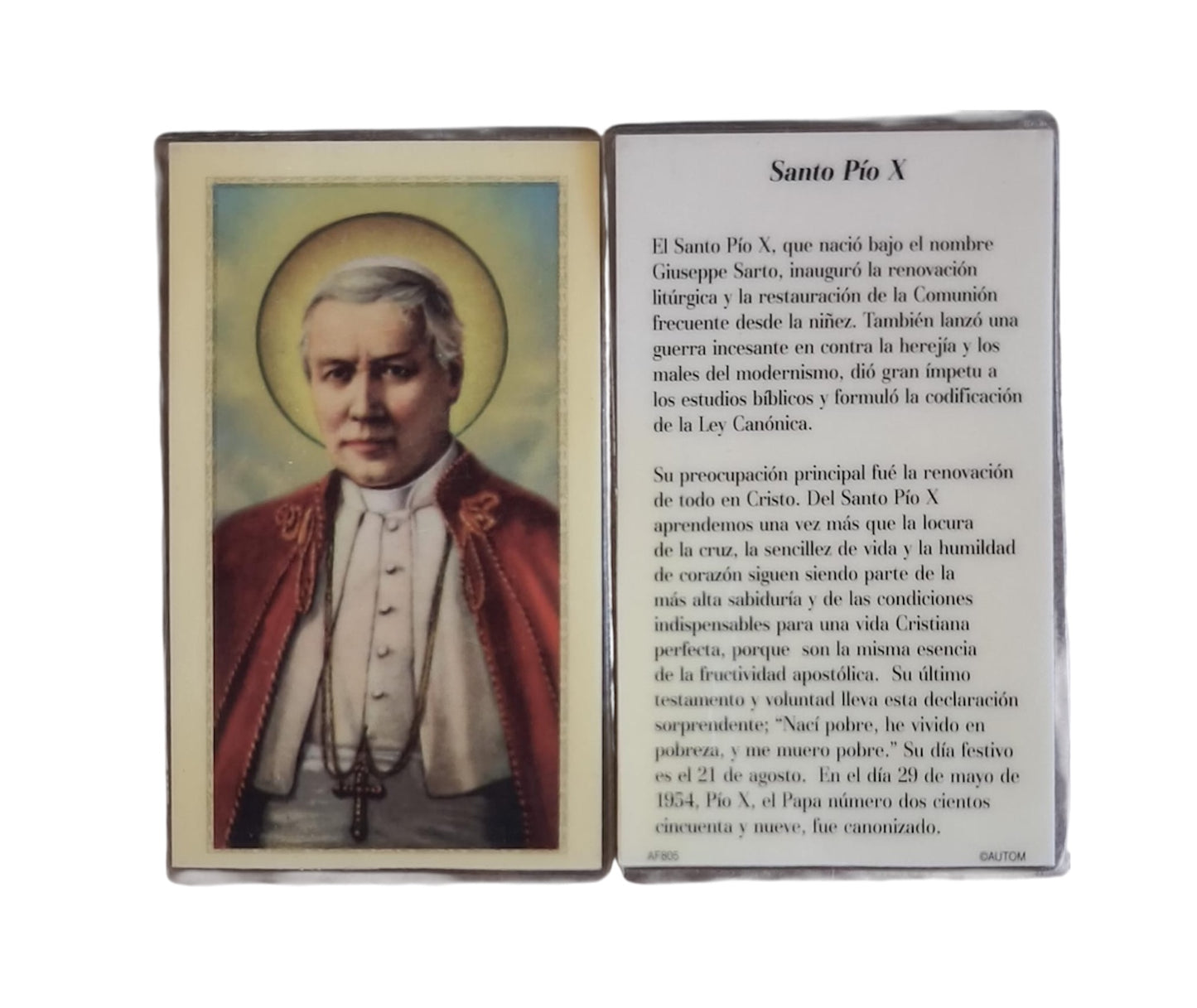 ORACIÓN SANTO PIO X