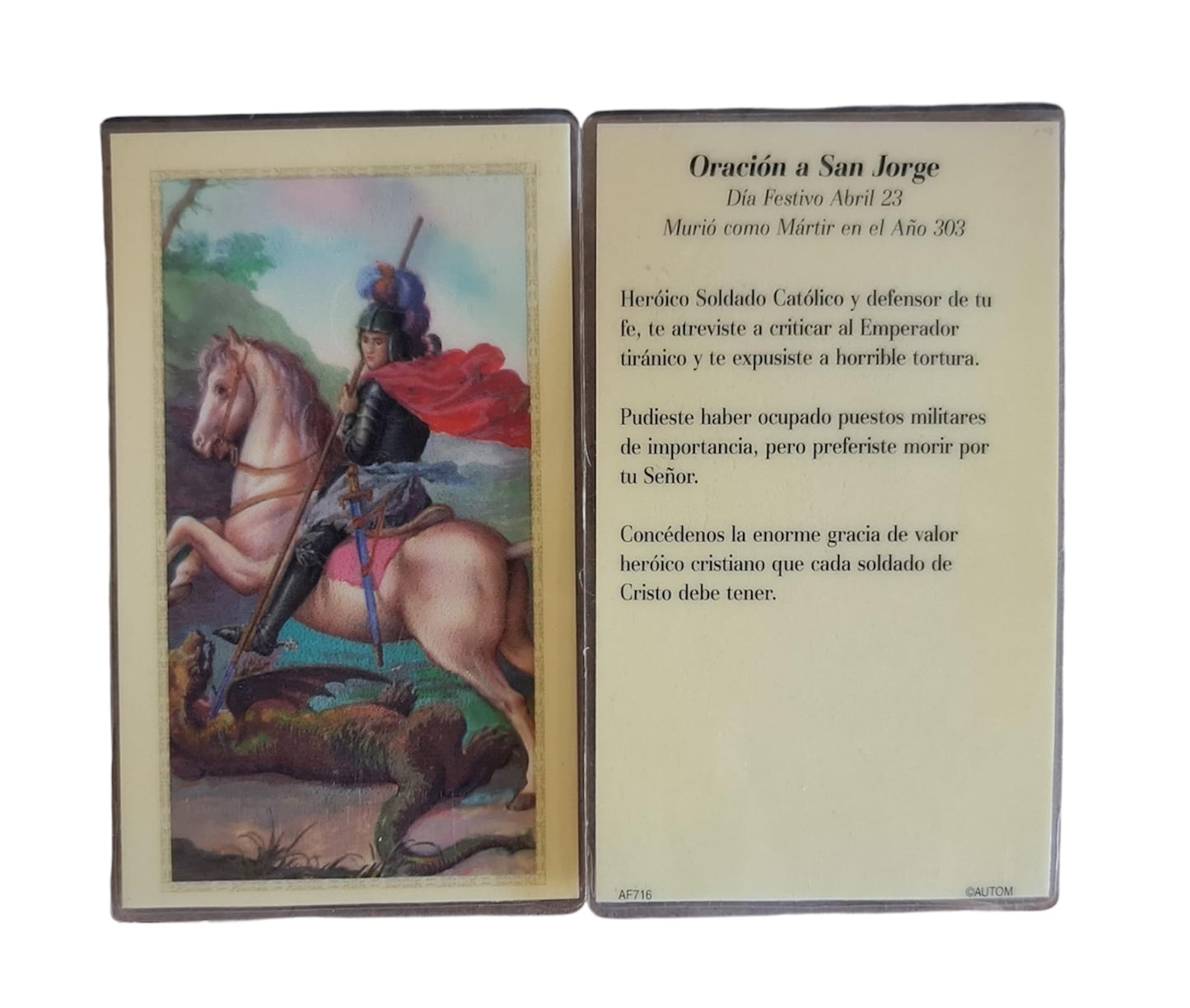 ORACIÓN A SAN JORGE