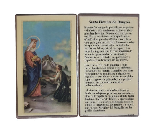 ORACIÓN DE SANTA ELIZABET DE HUNGRÍA