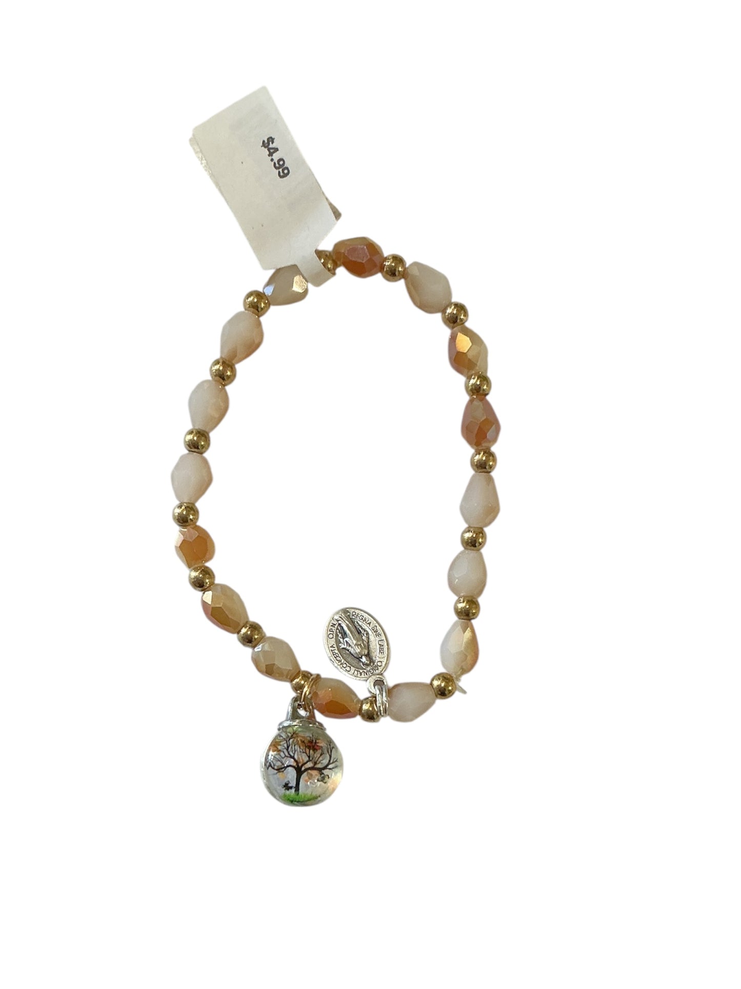 Pulsera con Arbol Encapsulado