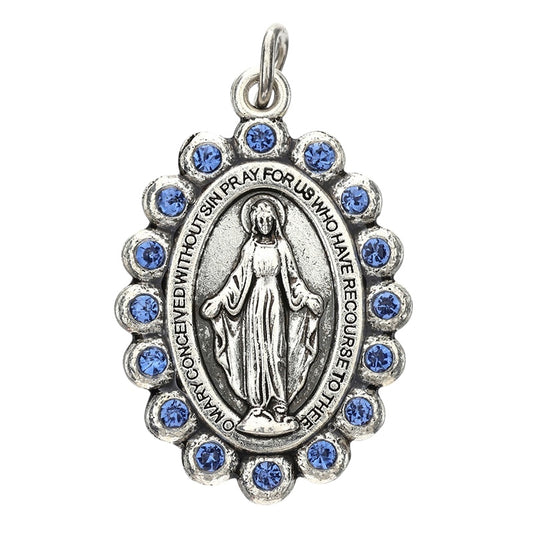 Gemstone Miraculous Medal