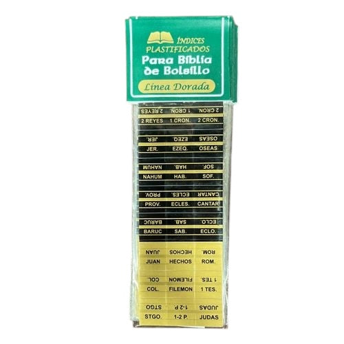 Indice para biblia de bolsillo