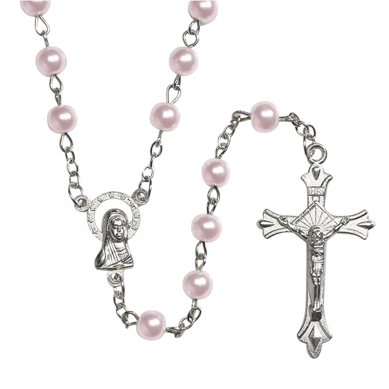 Pink Pearl Rosary