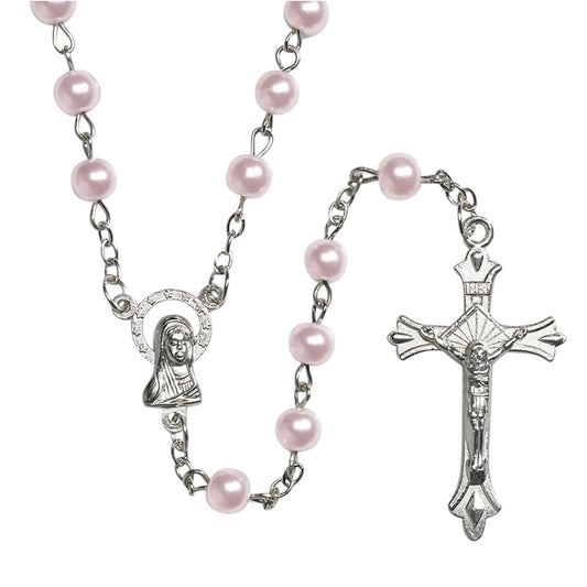 Pink Pearl Rosary