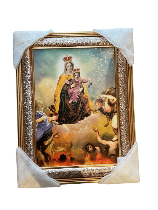 CUADRO DE LA VIRGEN DEL CARMEN