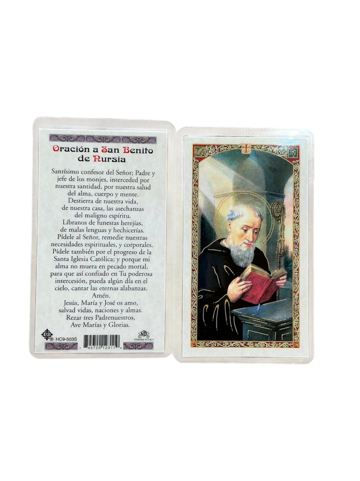 Oración a San Benito