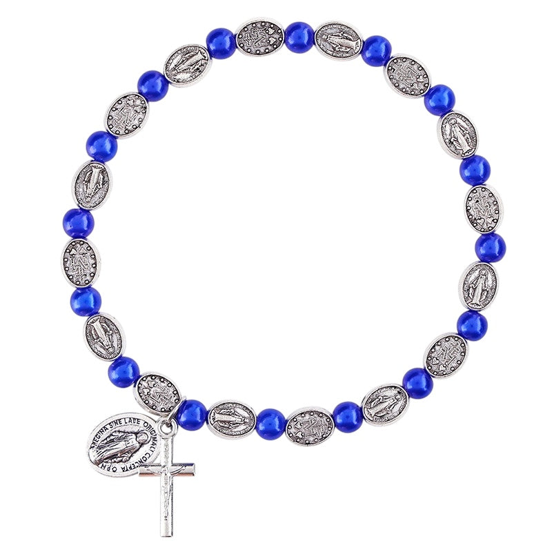Miraculous Medals Pearl Bracelet Assortment