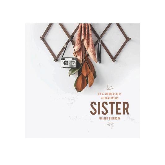 Greeting Card- Birthday - Wonderfully Sister