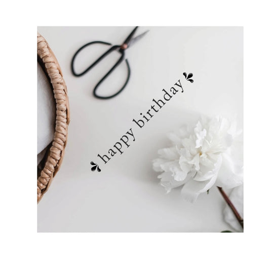 Greeting Card - Birthday - Happy Birthday - Flower