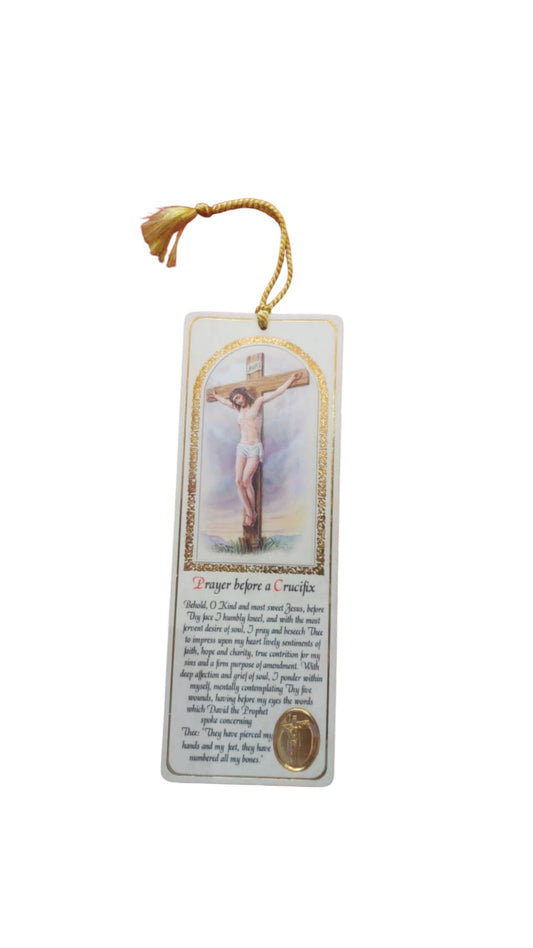 BOOKMARK BEFORE A CRUCIFIX ENG