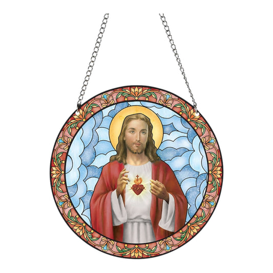 Sacred Heart Hanging Suncatcher