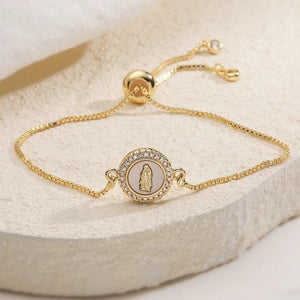 Pulsera Virgen María Corazón