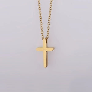Collar Con Colgante De Cruz Pulido