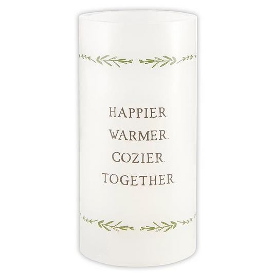 LED Candle - Medium - Happier, Cozier