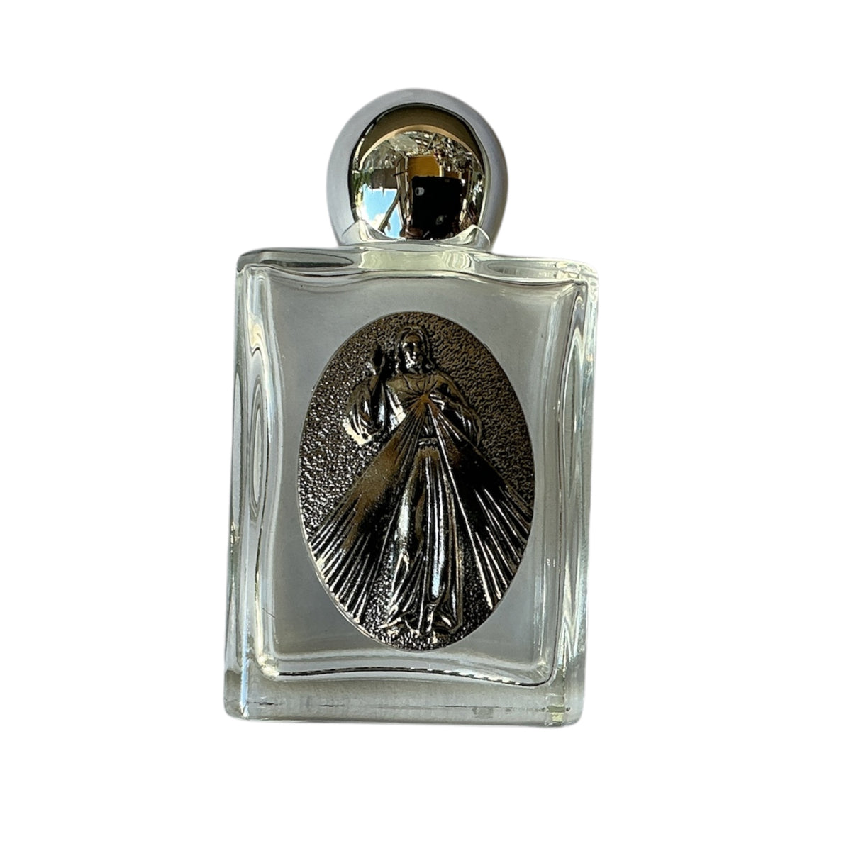 GLASS BOTTLE OF HOLY WATER FROM THE DIVINE MERCY