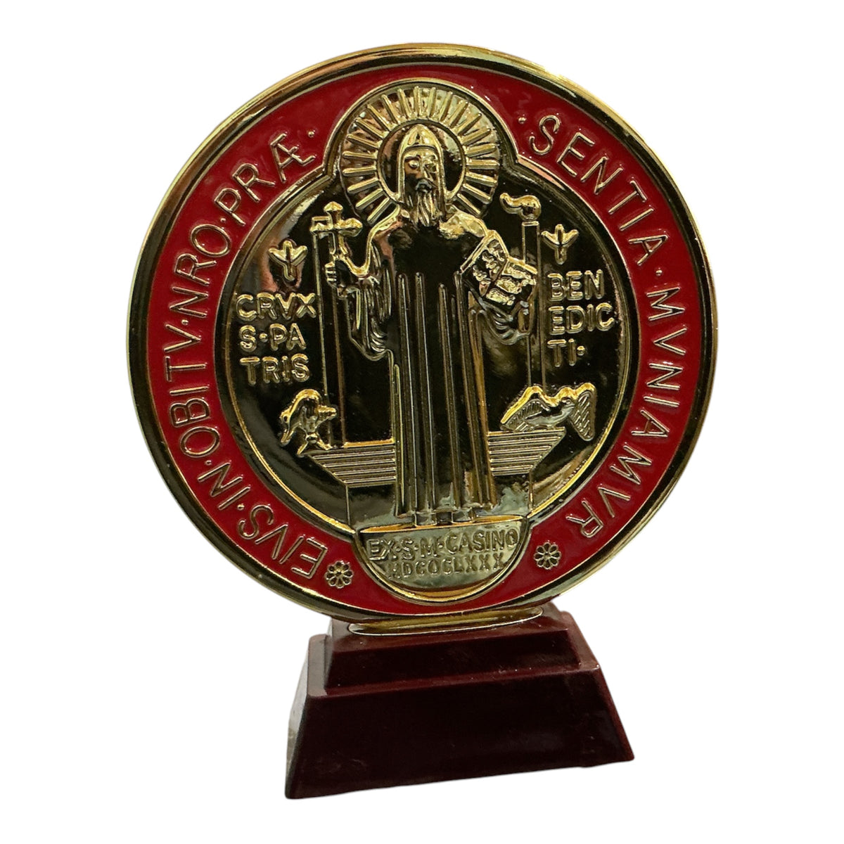 Medalla de San Benito con Base