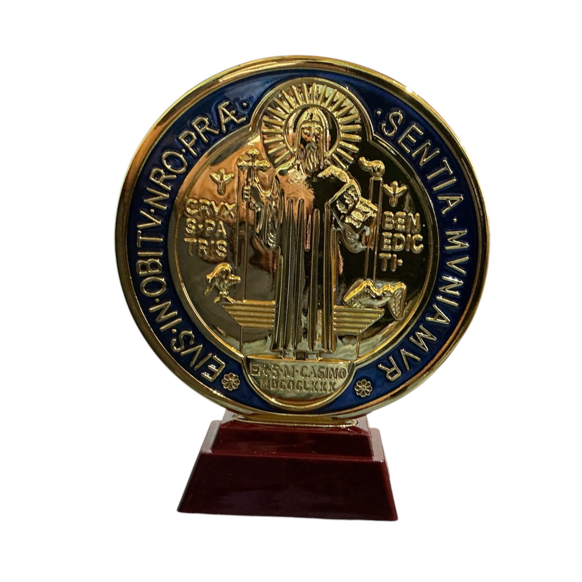 Medalla de San Benito con Base